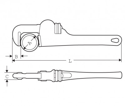 Газовые ключи HEAVY DUTY 8