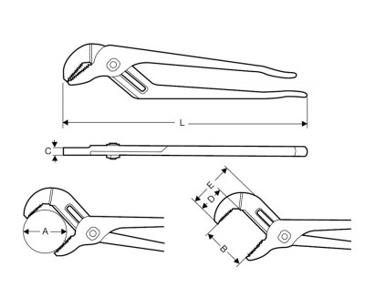 Сантехнические клещи CL 12