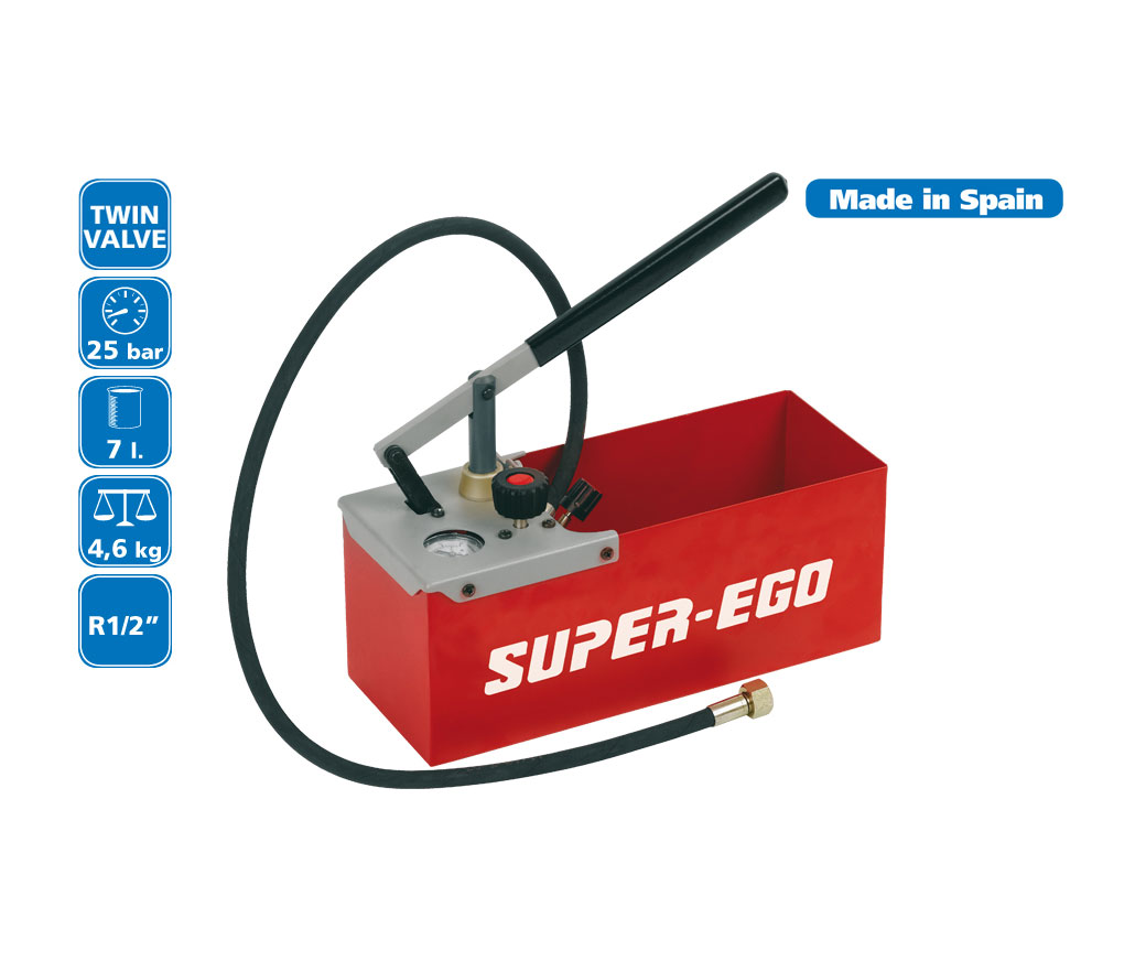 Ручной опрессовочный насос SUPER-EGO TP25 (25 бар)