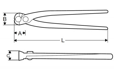 Клещи рабица 10