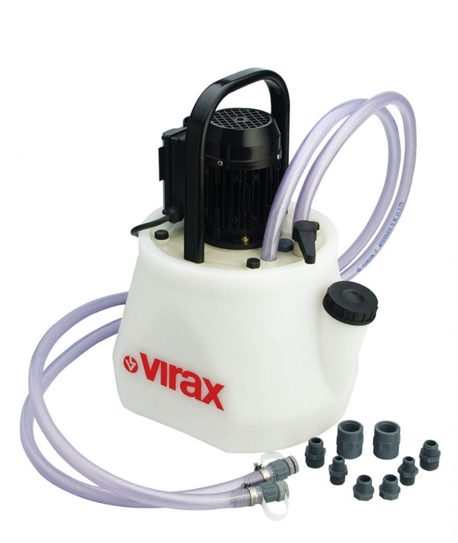 Насос электрический Virax для промывки систем отопления и горячего водоснабжения, 40 л/мин