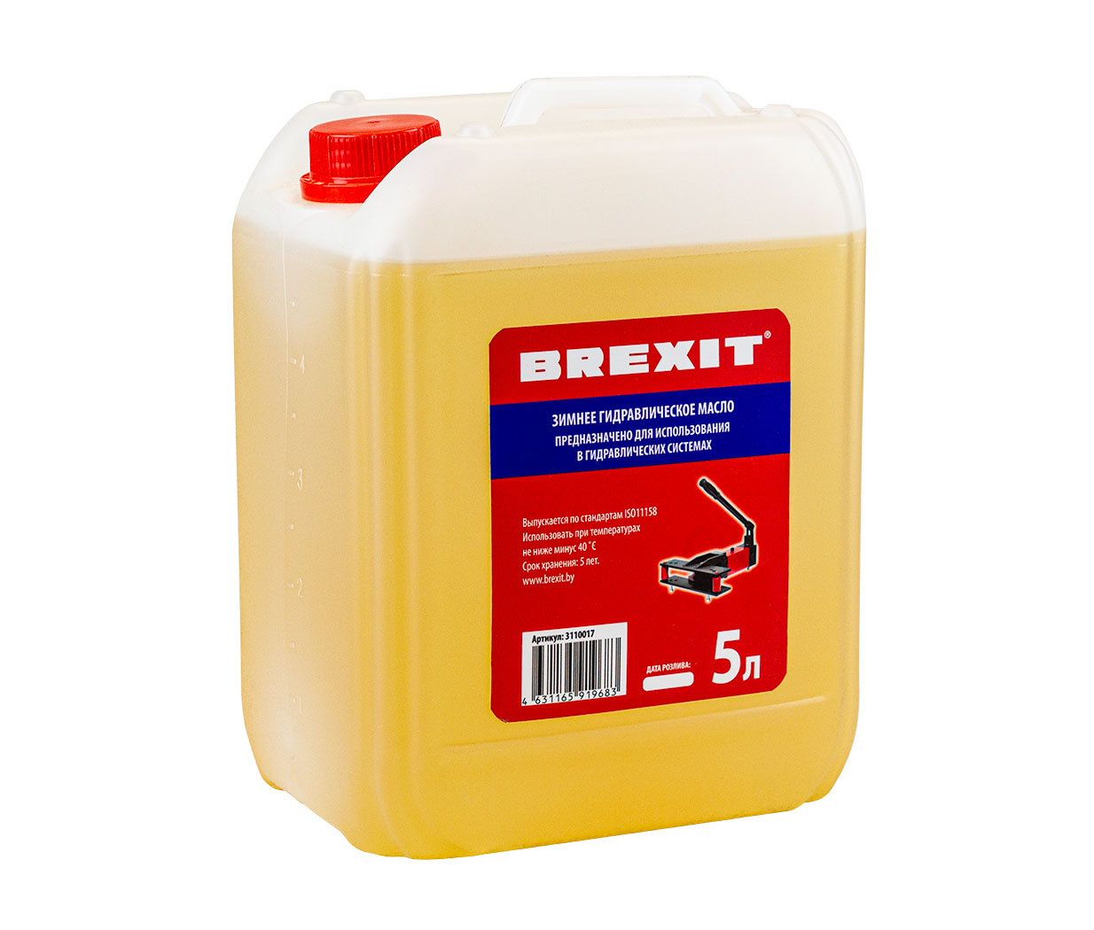 Зимнее гидравлическое масло BREXIT, 5 литров